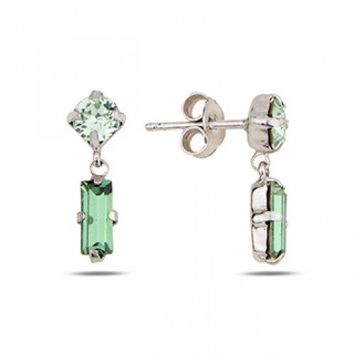 Sterling earrings Cristal Swarovski - 15mm  MAE8